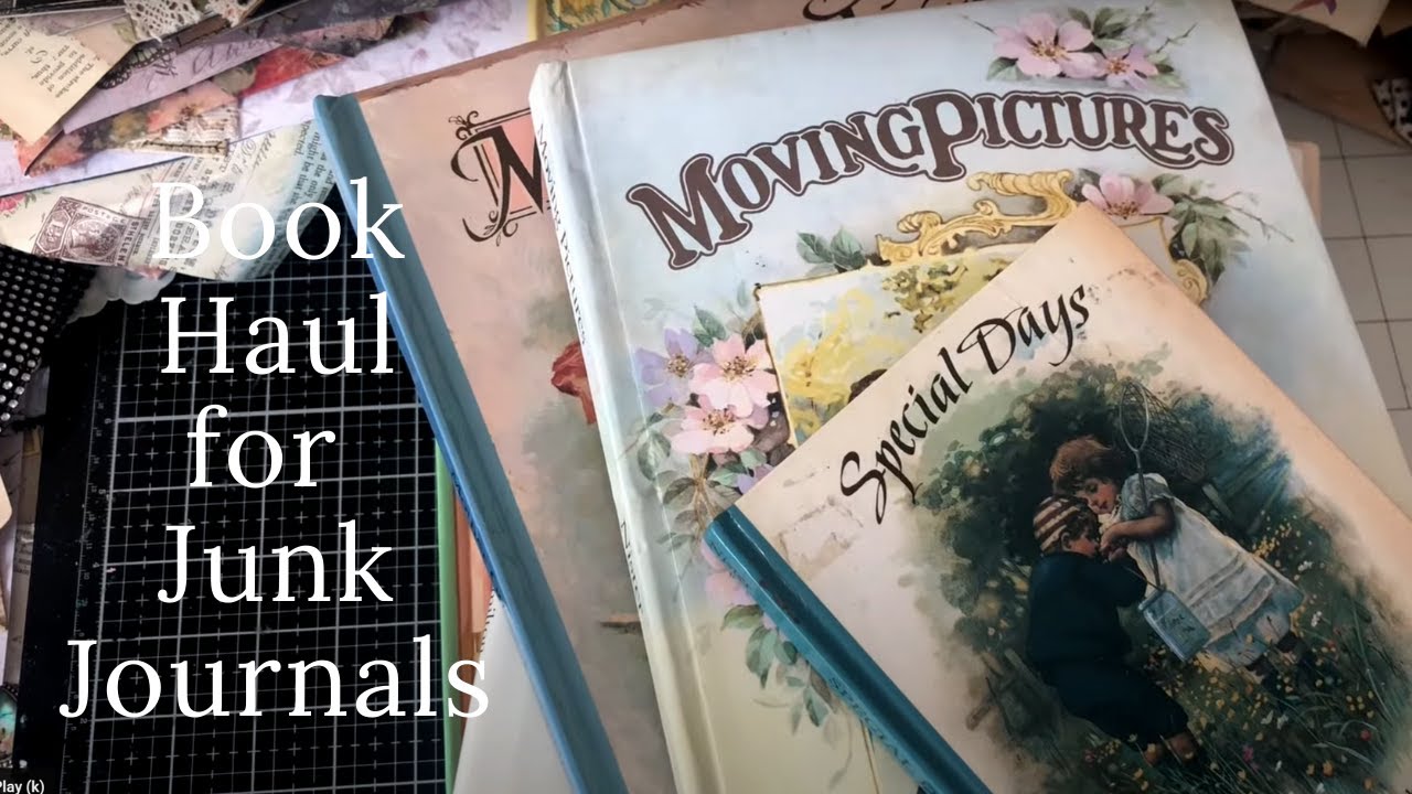 Some Interesting Books for Junk Journals - Book Haul