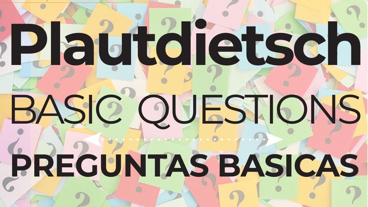 Aprende Plautdietsch | Preguntas