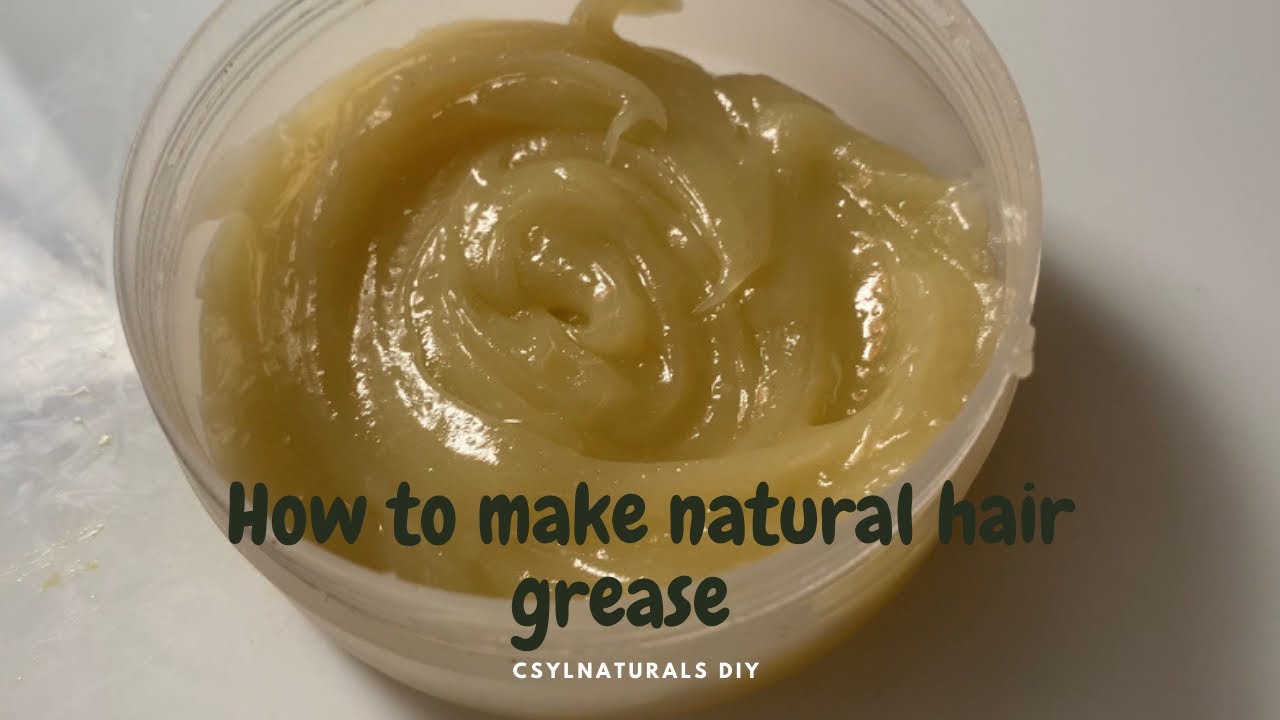 How to make homemade natural hair grease/ diy natural hair food/ cream