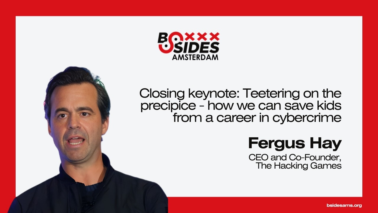 Teetering on the precipice - how we can save kids from a career in cybercrime - Fergus Hay