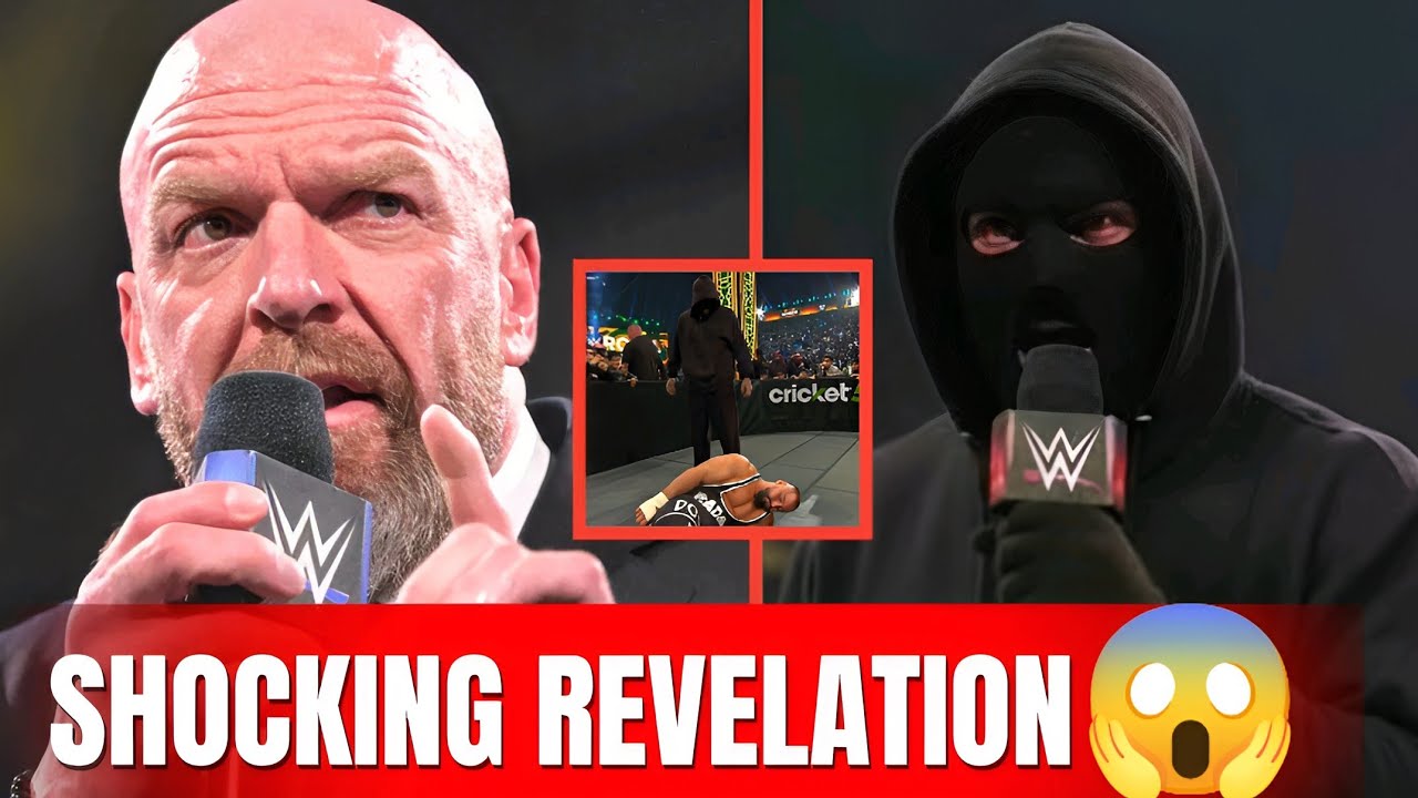 TRIPLE H REVEALS THE MASKED MAN! BRON BREAKKER ROYAL RUMBLE ATTACKER EXPOSED AT SNME!