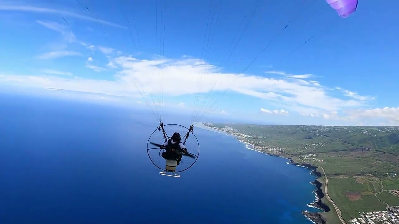 VOL PARAMOTEUR A LA REUNION 974