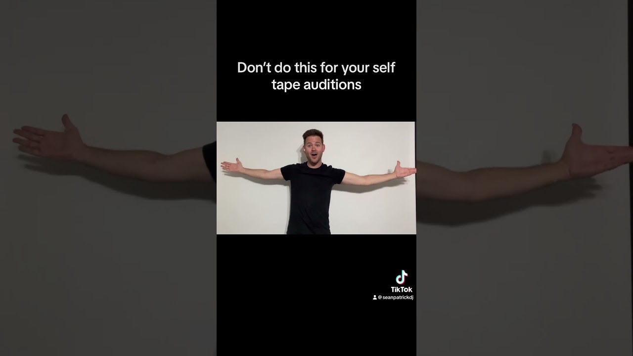 Actors! Don&rsquo;t do this for your self tape audition. #selftapefail #selftape #selftapetips