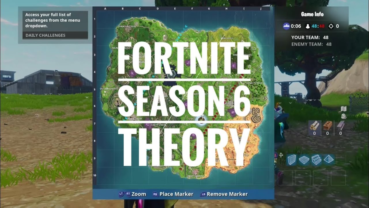 The Floating Loot Lake Island will Move! - Fortnite Season 6 Theory