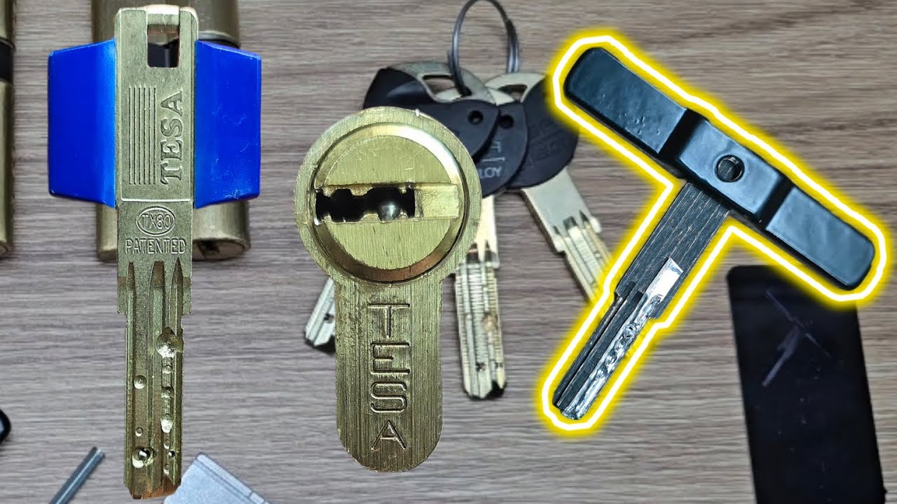 ❗️Как открыть замок Tesa TX80 без повреждений с помощью отмычки самоимпресия!!!