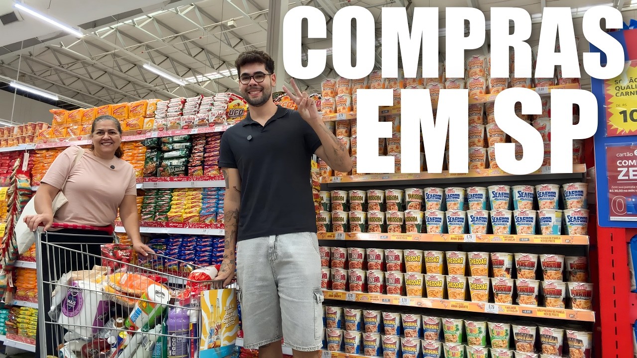 COMPRAS DO MÊS COMPLETA | A PRIMEIRA COMPRA DE MERCADO EM SÃO PAULO