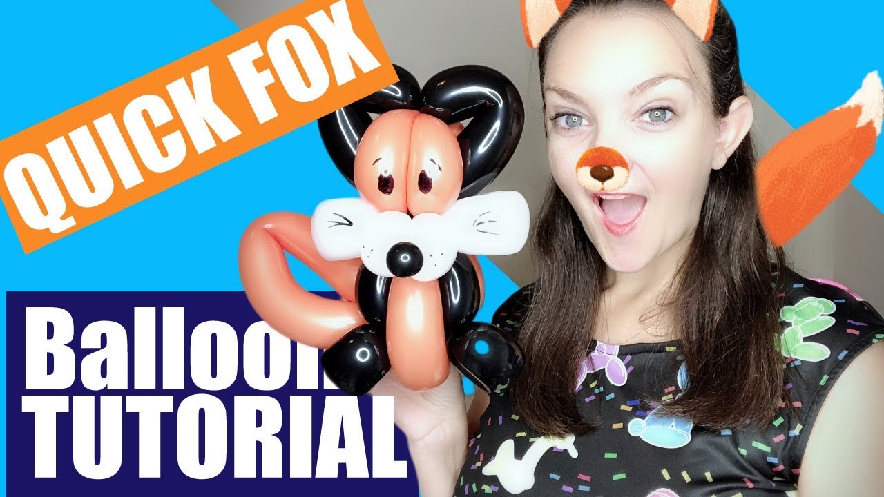 Краткое руководство по созданию фигурок из воздушных шаров FOX — изучайте фигурки из воздушных ша...