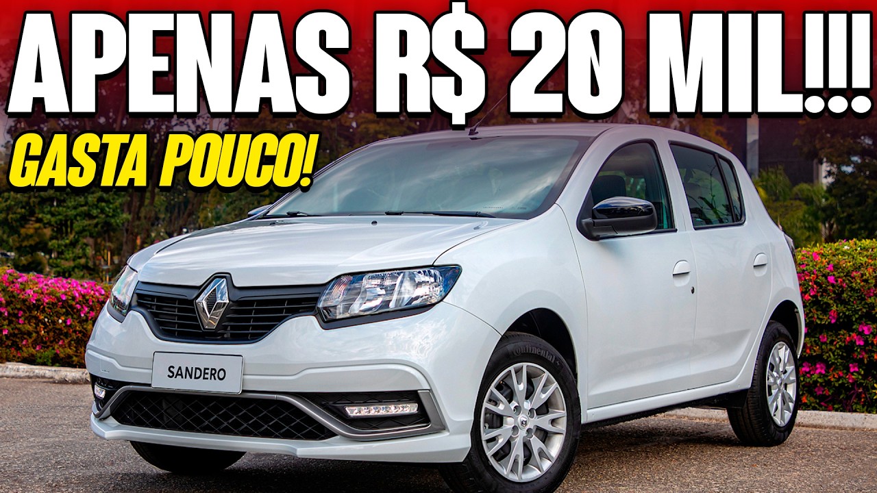 7 CARROS MAIS ECONÔMICOS E ROBUSTOS PARA COMPRAR EM 2026!