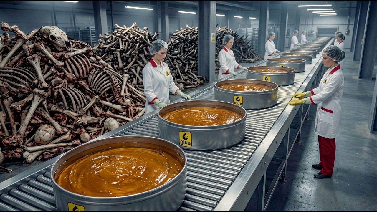 Inside the Factory Turning Animal Bones into Ultra Strong Industrial Glue Step by Step