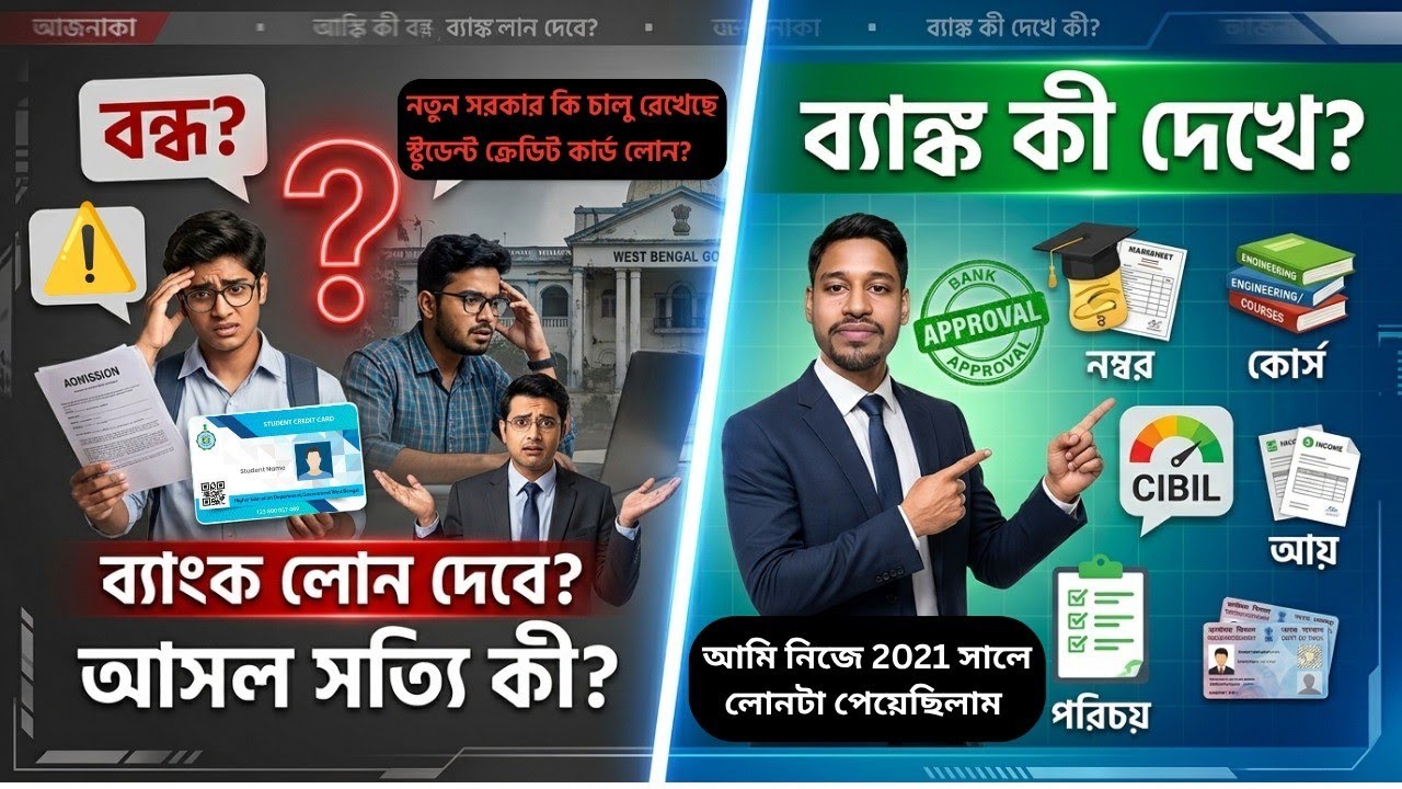 স্টুডেন্ট ক্রেডিট কার্ড চালু আছে নাকি বন্ধ হয়ে গেছে? | Latest Update 2026 #wbscc #helper7658