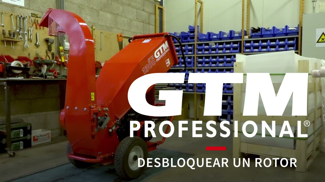 Desbloqueo del Rotor Video Mantenimiento -  Trituradoras GTM Professional