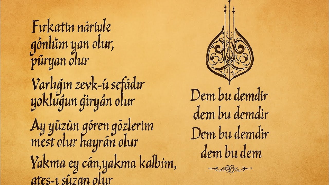 M&uuml;ziksiz İlahiler - Dem Bu Demdir