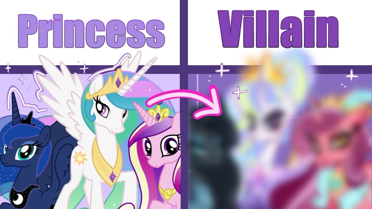 MLP Princesses as Villains?! (Celestia, Luna & Cadence Redesigns)