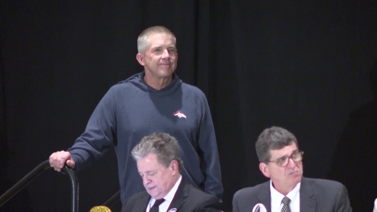 Sean Payton crashes Drew Brees Saints Hall of Fame gala
