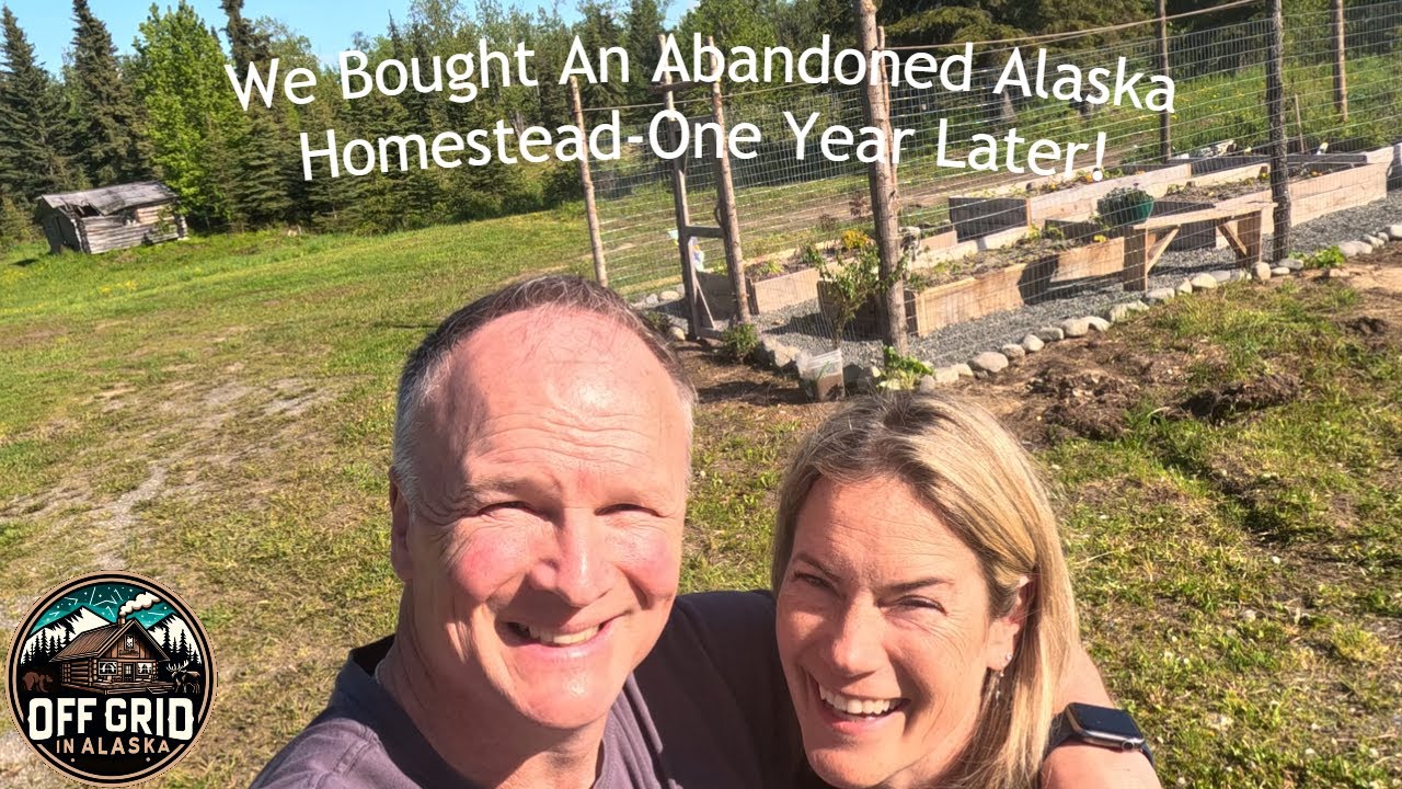 We Bought An Abandoned Alaska Homestead-One Year Later!