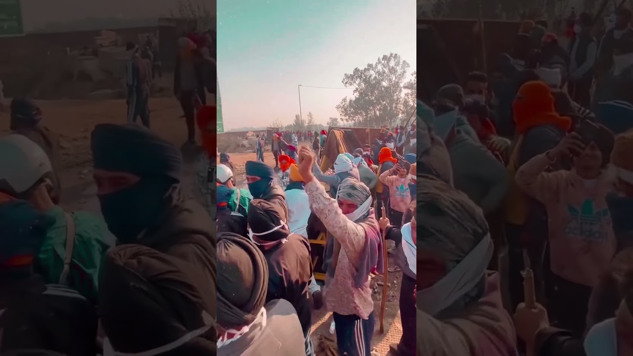 Shambu border Kisan andolan #kisanandolan #punjabisong #kisan #punjabi #shambhu #sidhumoosewala