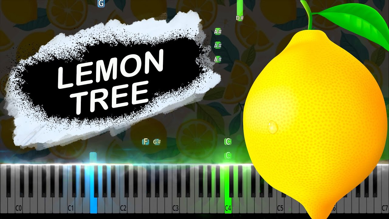Fools Garden - Lemon Tree Piano Tutorial