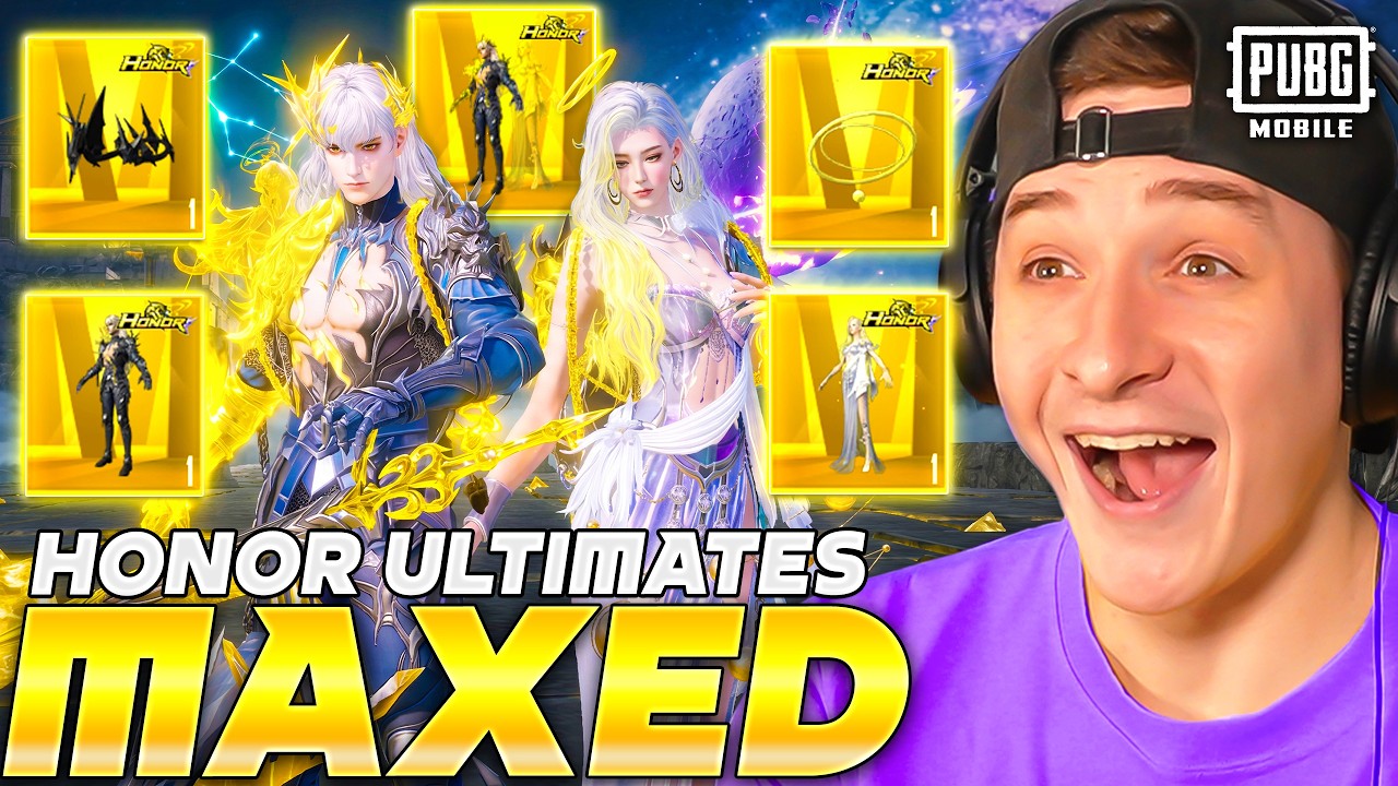 MAXED HONOR SUPER ULTIMATES & GLORIOUS UMP! INSANE LUCKY SPIN! PUBG MOBILE