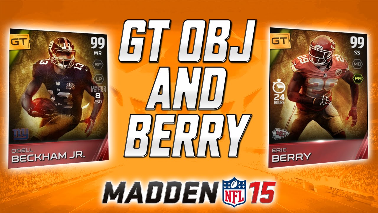 Pulling For Golden Ticket OBJ & Eric Berry! | Game Changer Bundle | MUT 15