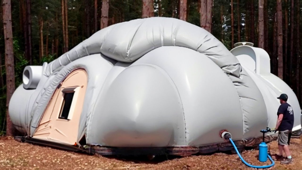 Мобильные Дома, для Строительства Которых Нужен Только Воздух