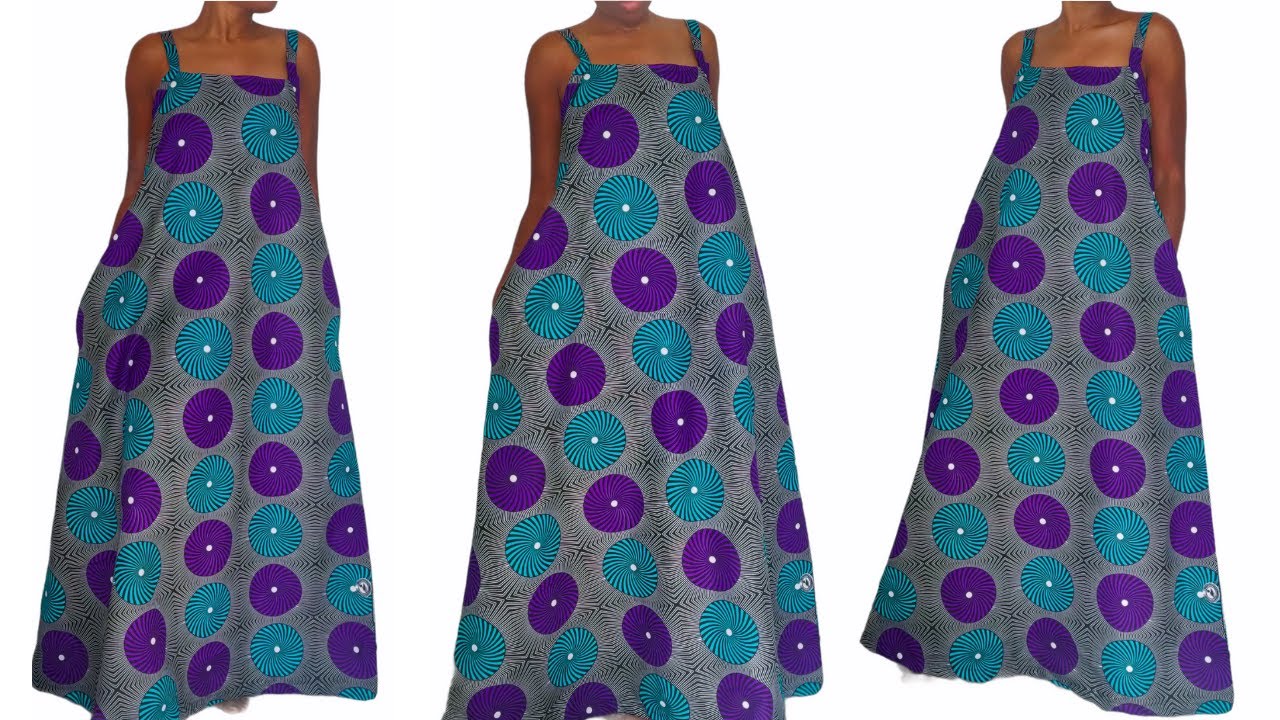 How to Make Simple Maxi Dress Tutorial