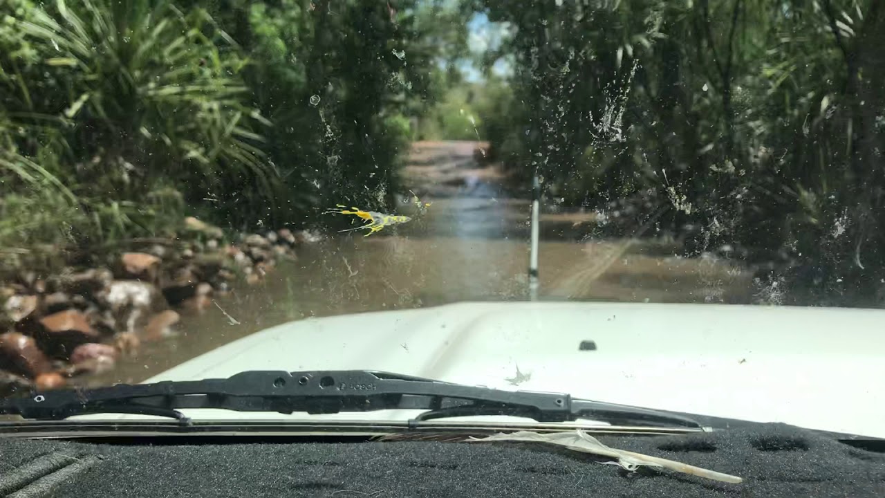 Small river crossing on the way into El Questro Station, WA