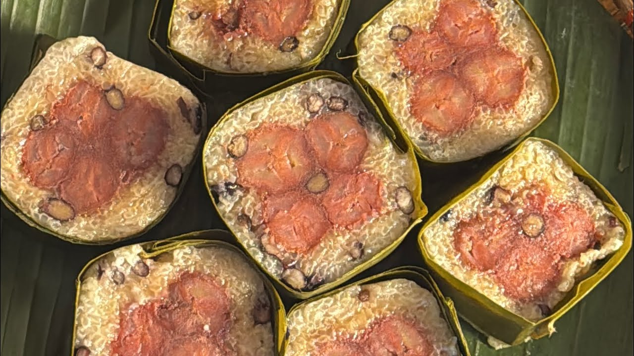 Cách gói bánh tét chuối đơn giản ngon #bepnhathaophap #banhtetchuoi
