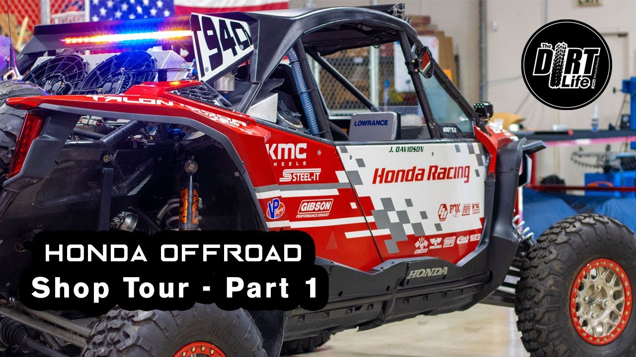 Honda Off Road Shop Tour - Part 1 - Talon Desert Car