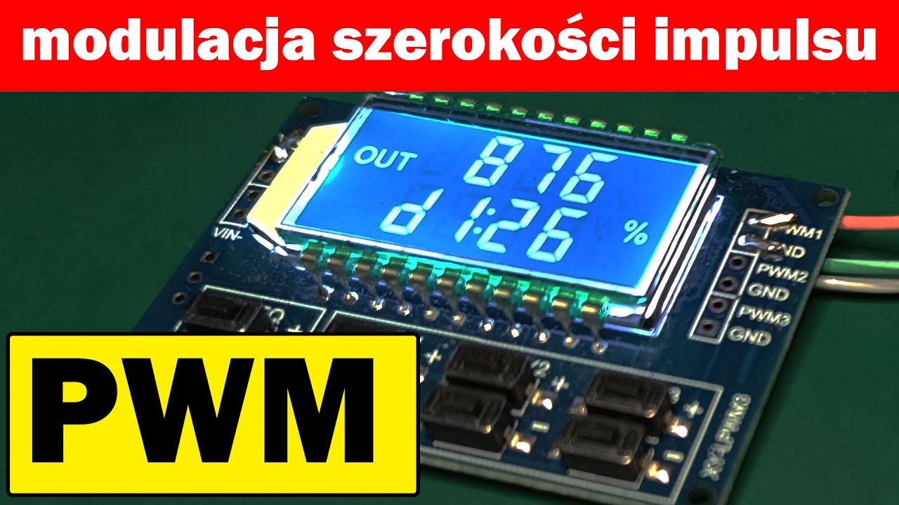 PWM - Modulacja szerokości impuls&oacute;w - dla początkujących i nie tylko.