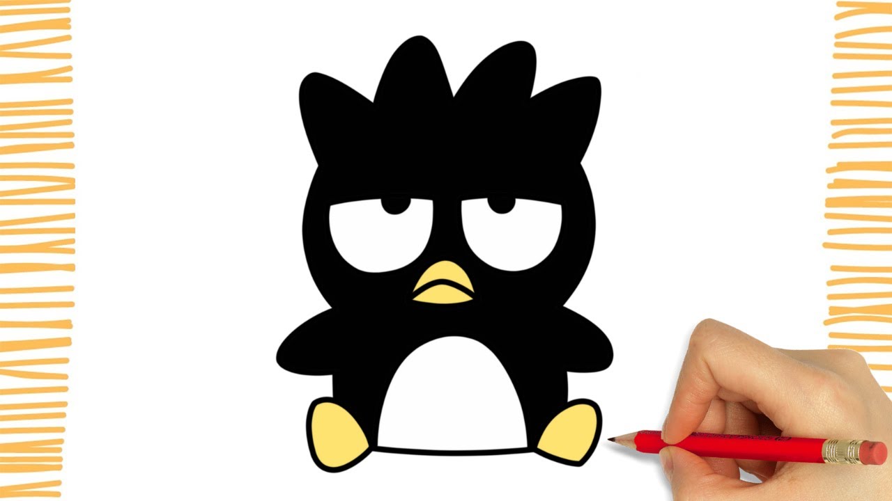 How To Draw a BADTZ-MARU I SANRIO I Easy