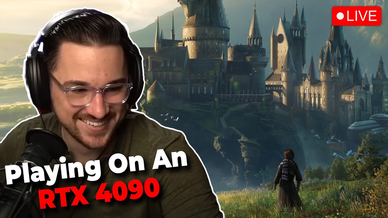 Playing Hogwarts Legacy on a 4090 & Just Chatting