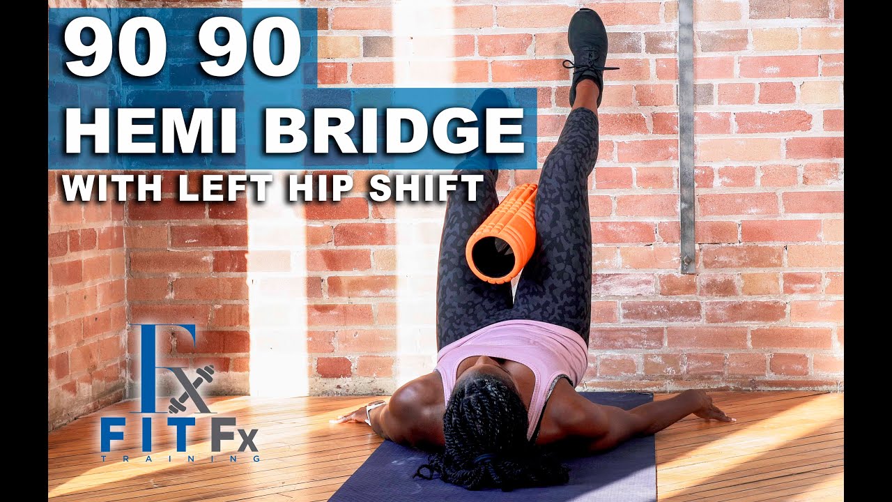 9090 Hemibridge with Left Hip Shift Tutorial | Improve Hip Shift, Strengthen Hamstrings & Adductors