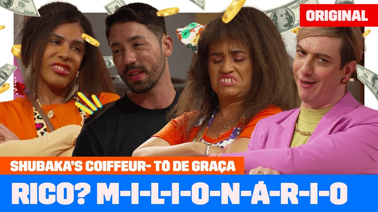 RICO MELQUÍADES não quer NUDES na DM! | Shubaka's Coiffeur | Tô De Graça