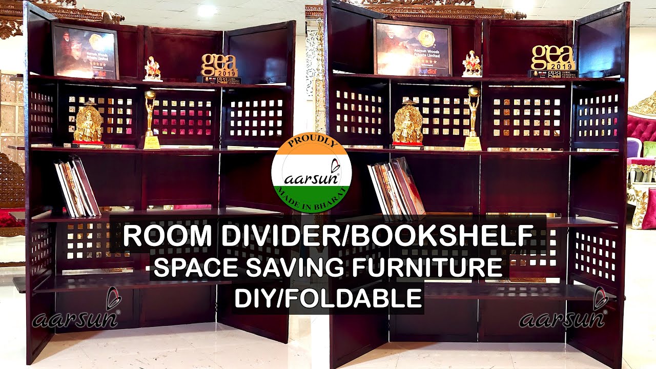 #326 Bookshelf | Showcase | Room Divider | All in One Transforming Furniture | Home Decor Ideas