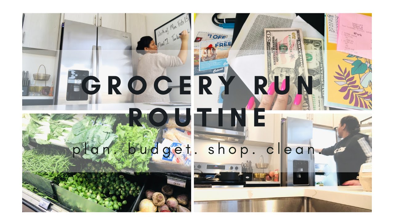 GROCERY SHOPPING ROUTINE