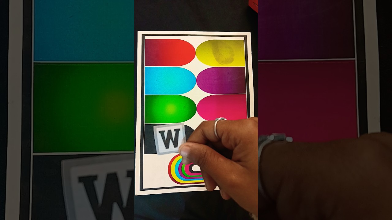 Какой ваш любимый цвет буквы W? #шорты #цвета #живопись #сделайсам #учисьснами &lrm;@learnwithus13