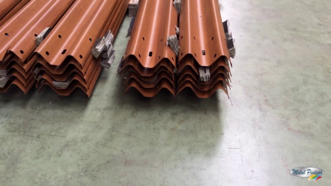 METALPINTURA  Sublimacion efecto madera  Guardarrail embero