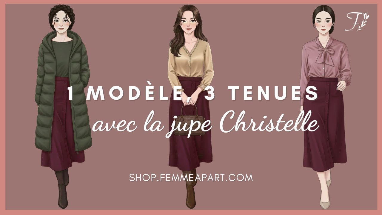 1 jupe, 3 tenues pour rayonner au quotidien