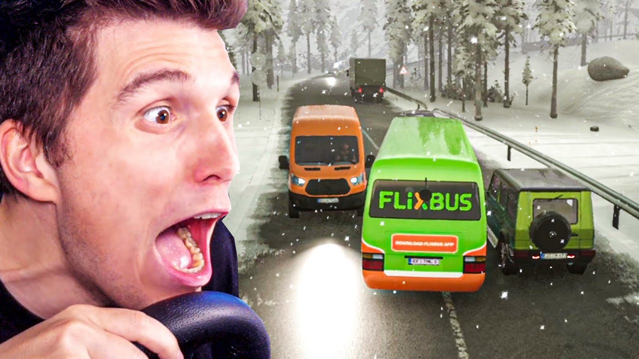 Kleinster FLIXBUS auf der schmalsten Straße Deutschlands ✪ (Flixbus) Fernbus Simulator