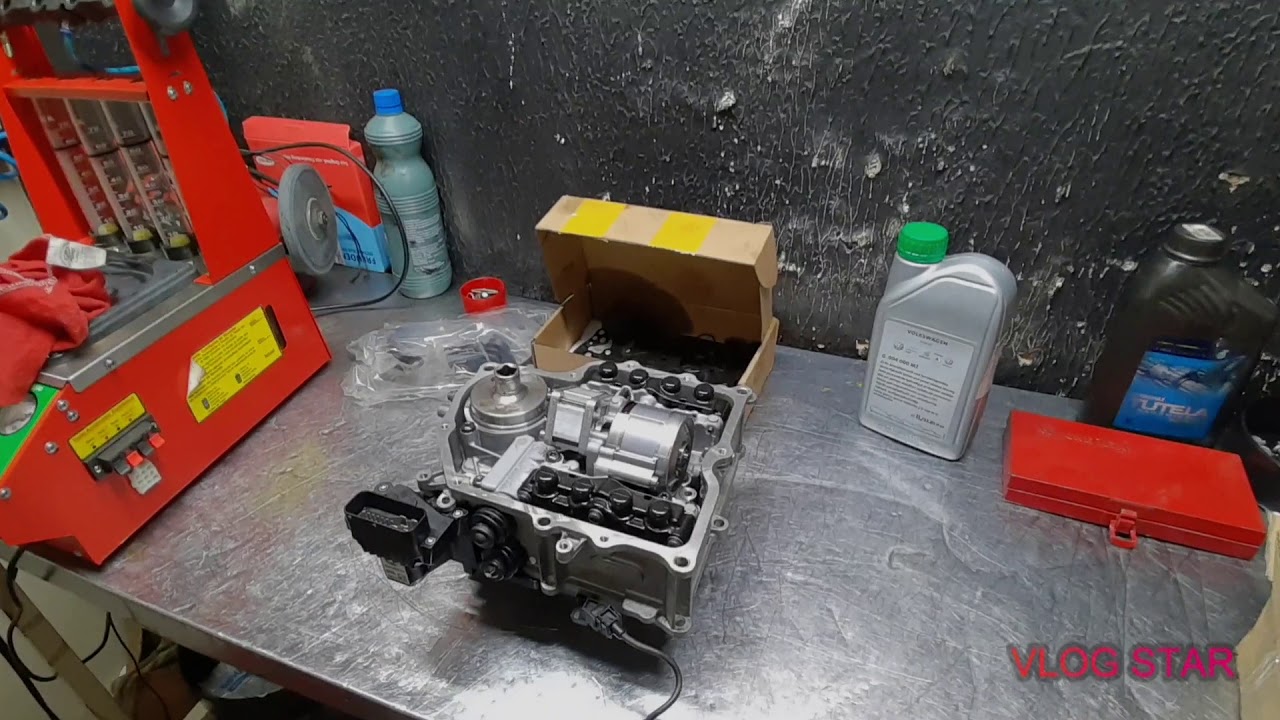 Reparo da mecatrônica do câmbio DSG DQ200 do Golf TSI 1.4 turbo.