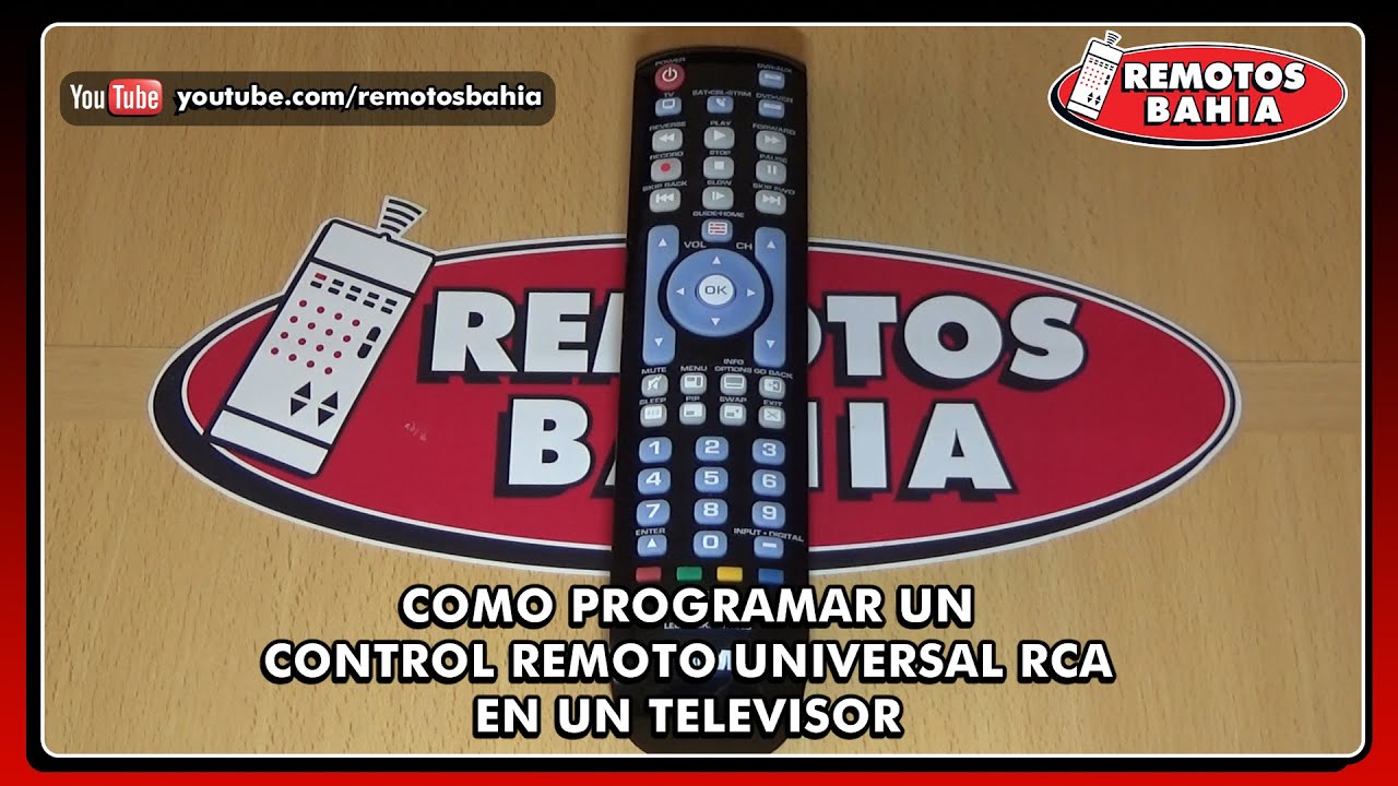 COMO PROGRAMAR UN CONTROL REMOTO UNIVERSAL RCA RCRN03BZ RCRN04GR