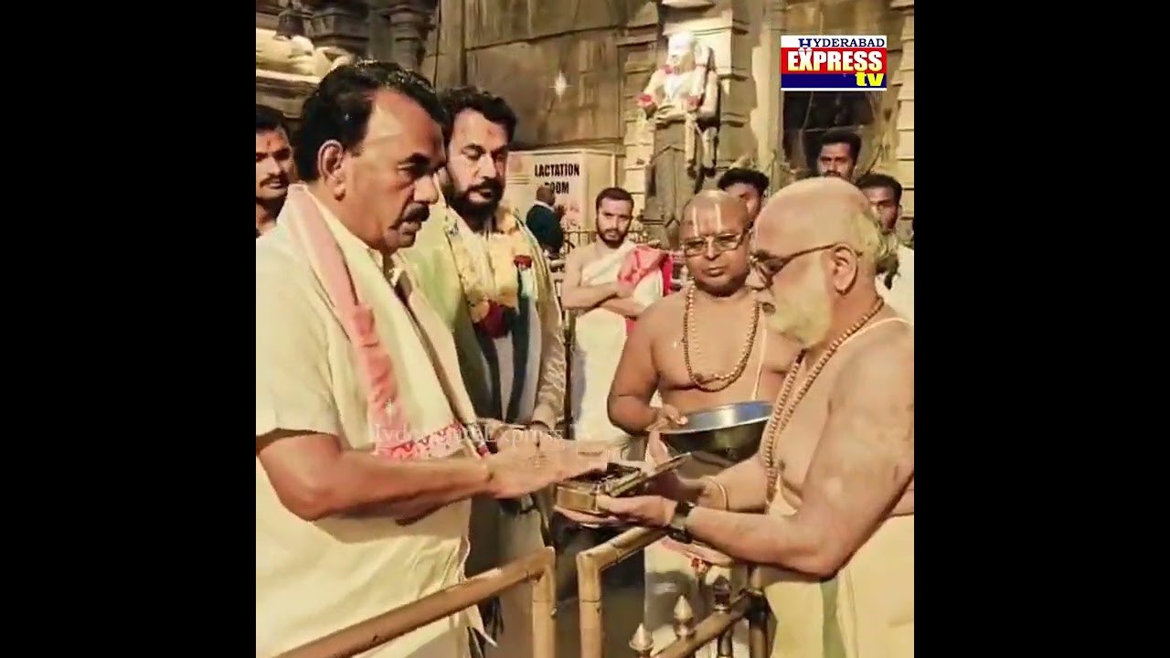 Minister Jupally Krishna Rao Visits Yadagirigutta || HYD Express Tv