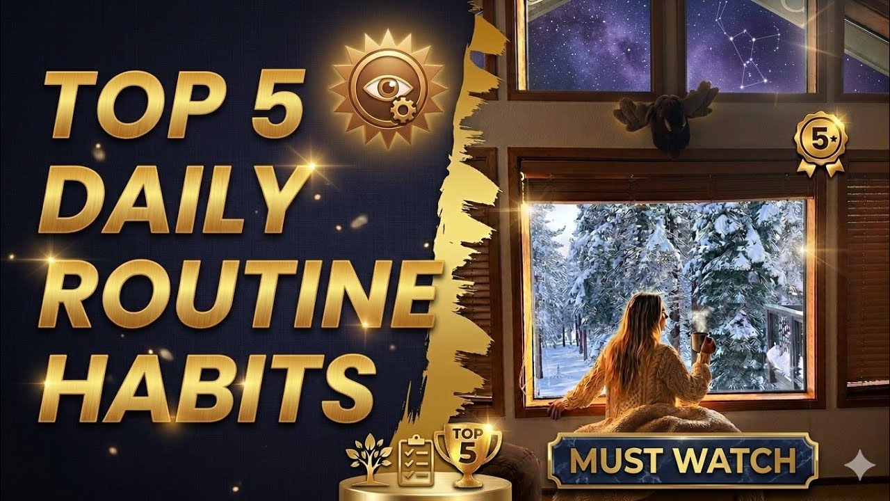 Top 5 habits change your daily routine ll top 5 habits ll life changing video 