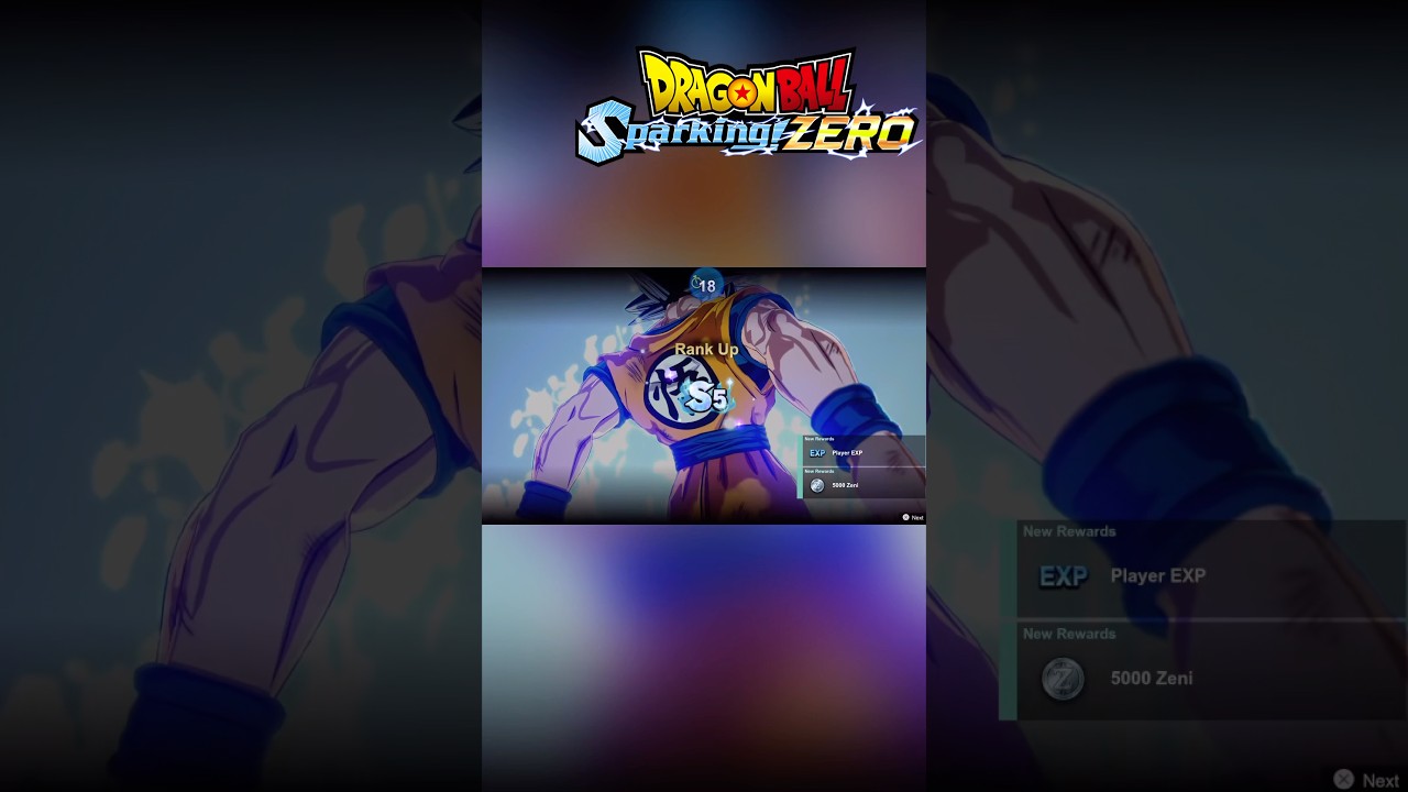 Dragon Ball Sparking Zero : A to S Rank 