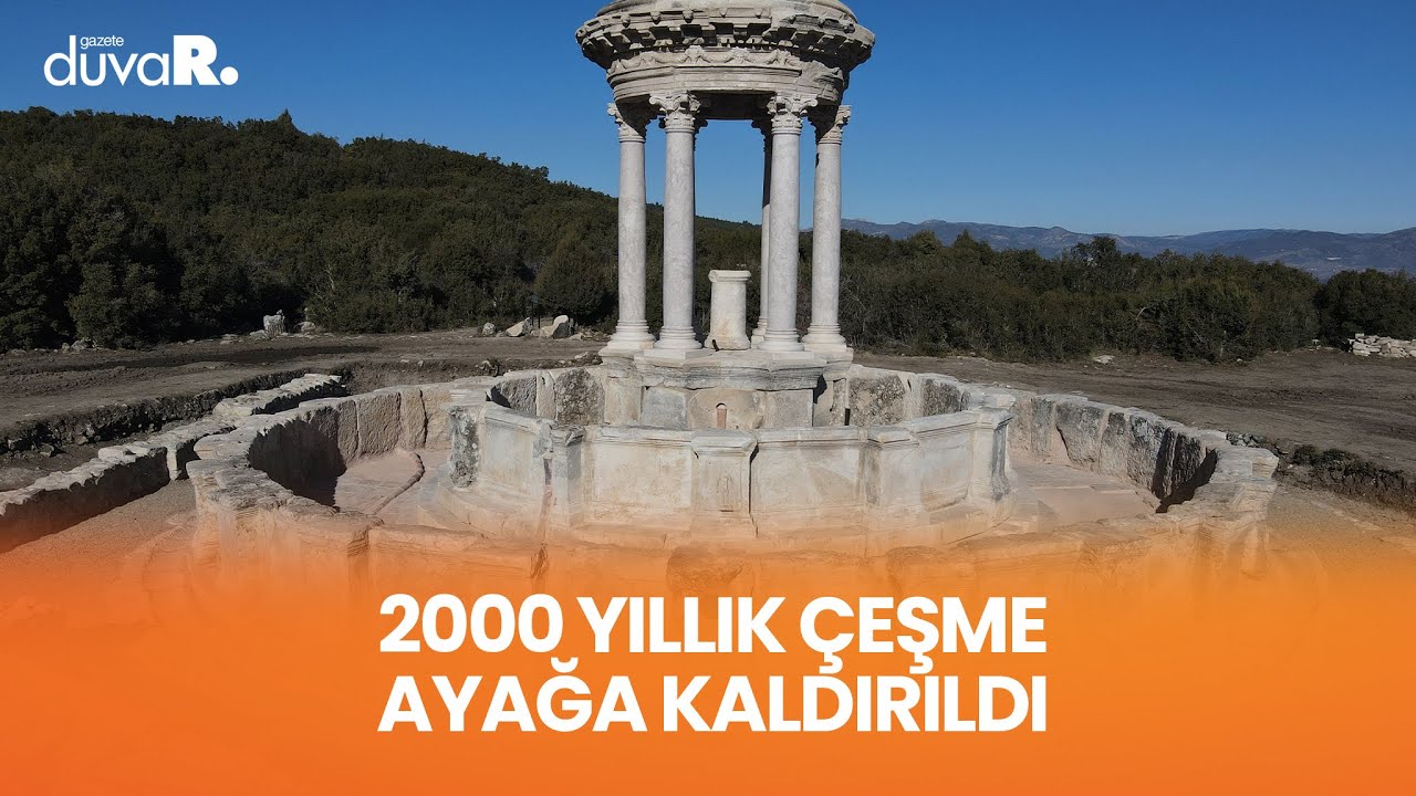 2000 yıllık çeşmeden 1300 yıl sonra su akacak