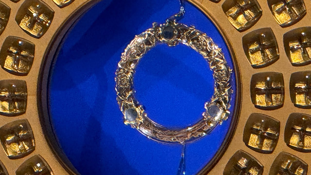 The true crown of thorns seen in the cathedral of Notre Dame, #Paris #catholic #catholicism #jesus 