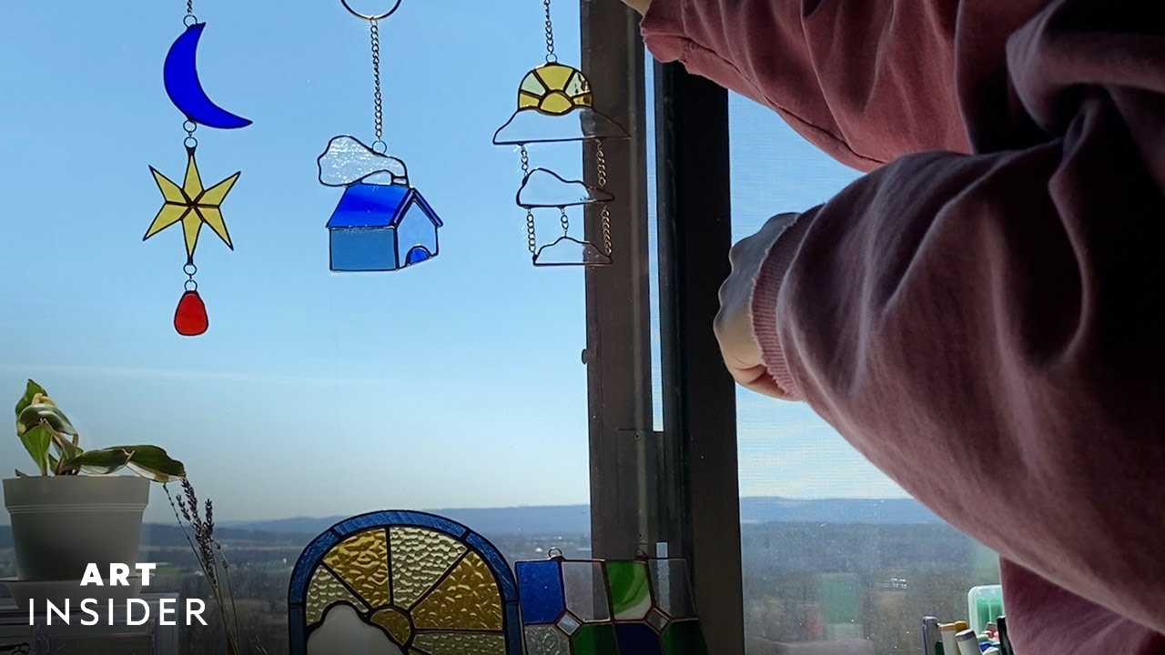 Artist Makes Stained-Glass Suncatchers | Insider Art