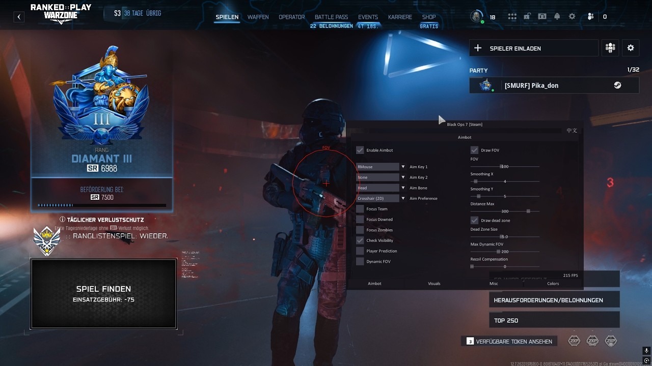 Day 5 of cheating in Warzone Ranked😈 (until COD fixes it) Kernaim