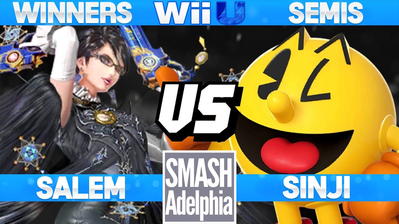 Smashadelphia 2 - Salem (Bayonetta) vs Sinji (Pac-Man) - SSB4 Winners Semis - Smash Wii U