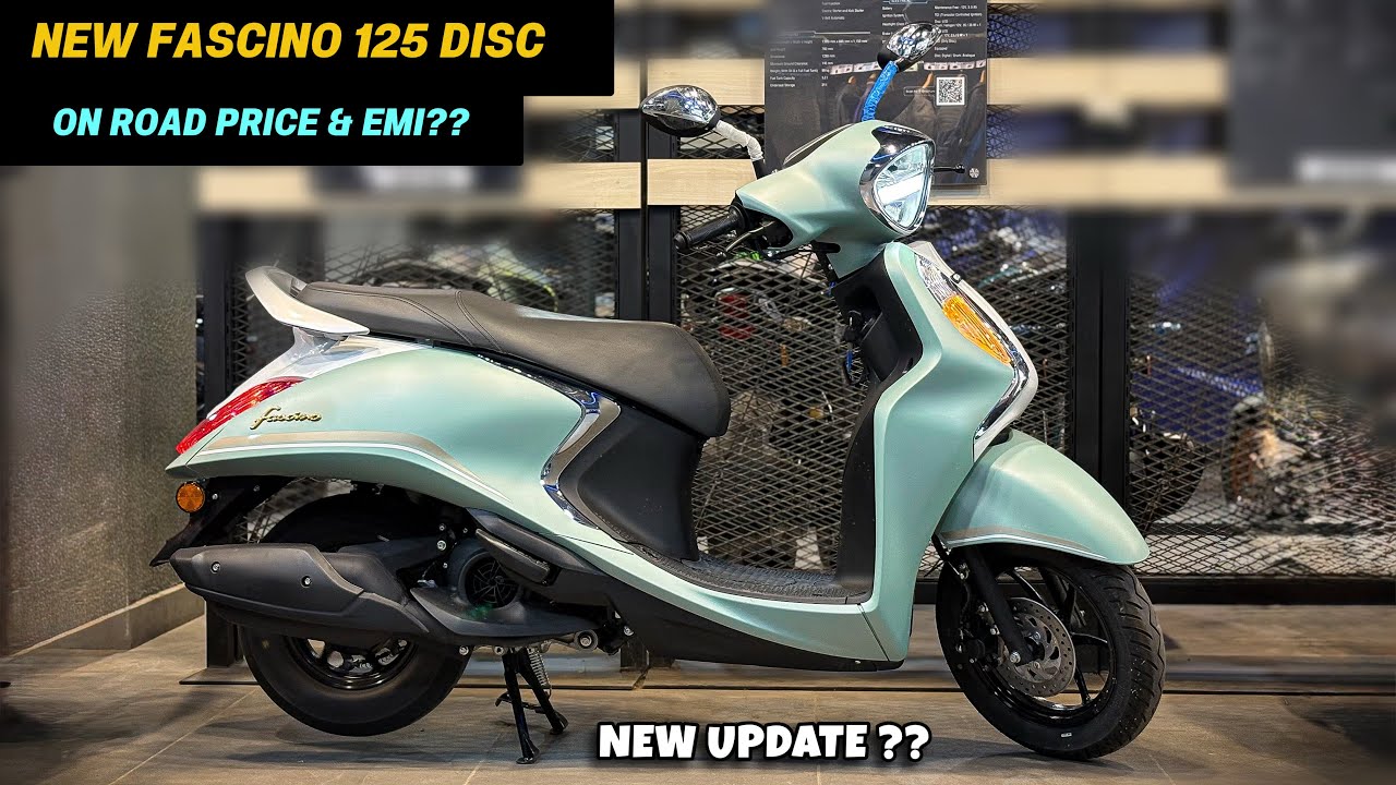Yamaha Fascino 125 Green Colour Review New Model 2206 - Price? EMI New Update | newfascino125